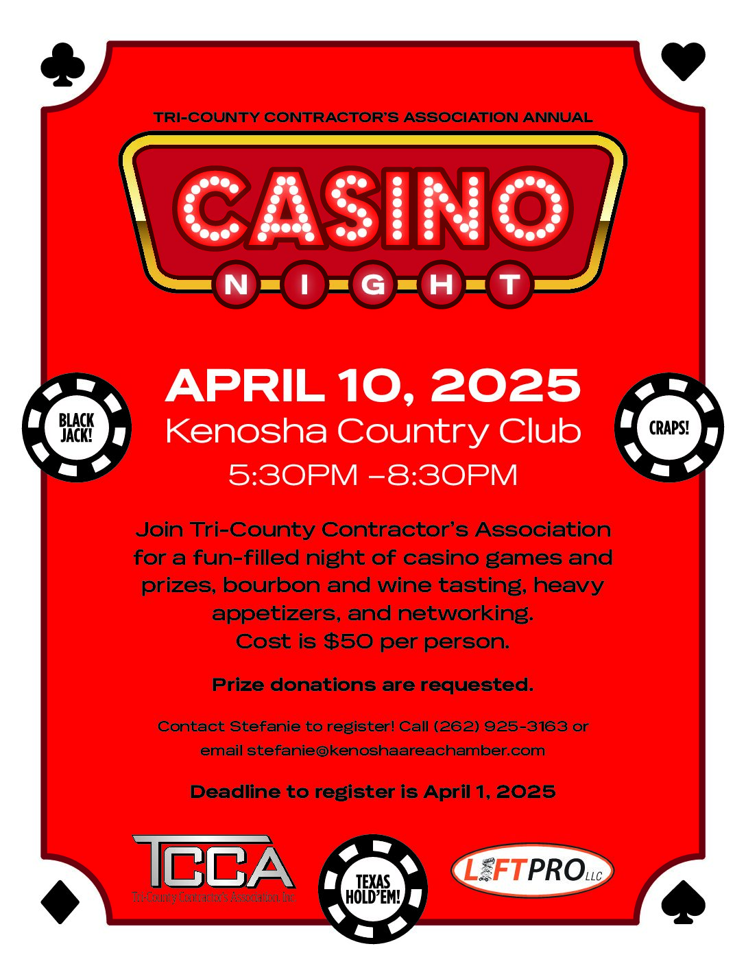 TCCA Casino Night Flyer 4.10.25